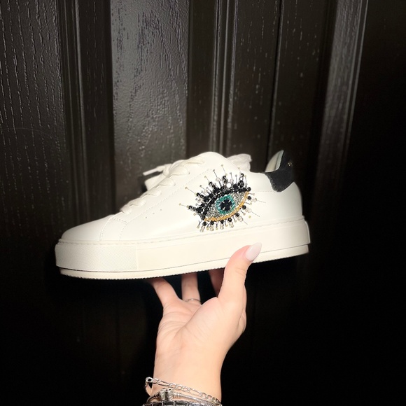 Kurt Geiger - Laney Evil Eye Sneakers - Picture 1 of 3
